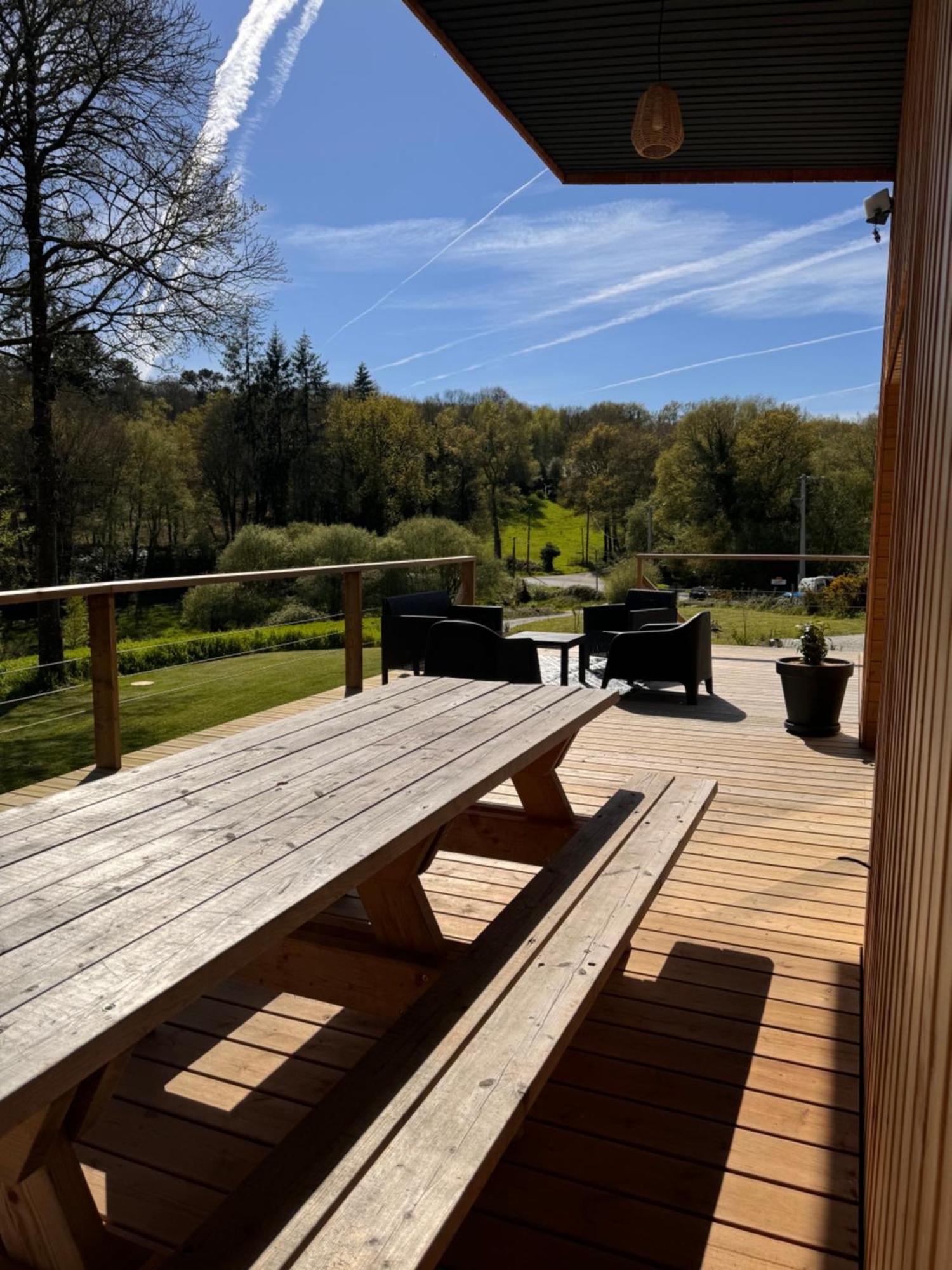 L Antre De Kergoff Villa Caurel  Bagian luar foto